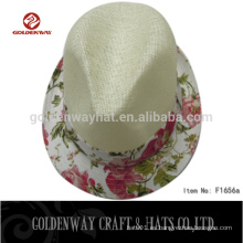 Sombrero del sombrero de paja de la paja de los niños del top de la roca del cabrito